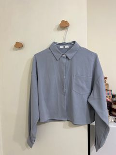50% Fifity percent 挺版棉質藍襯衫