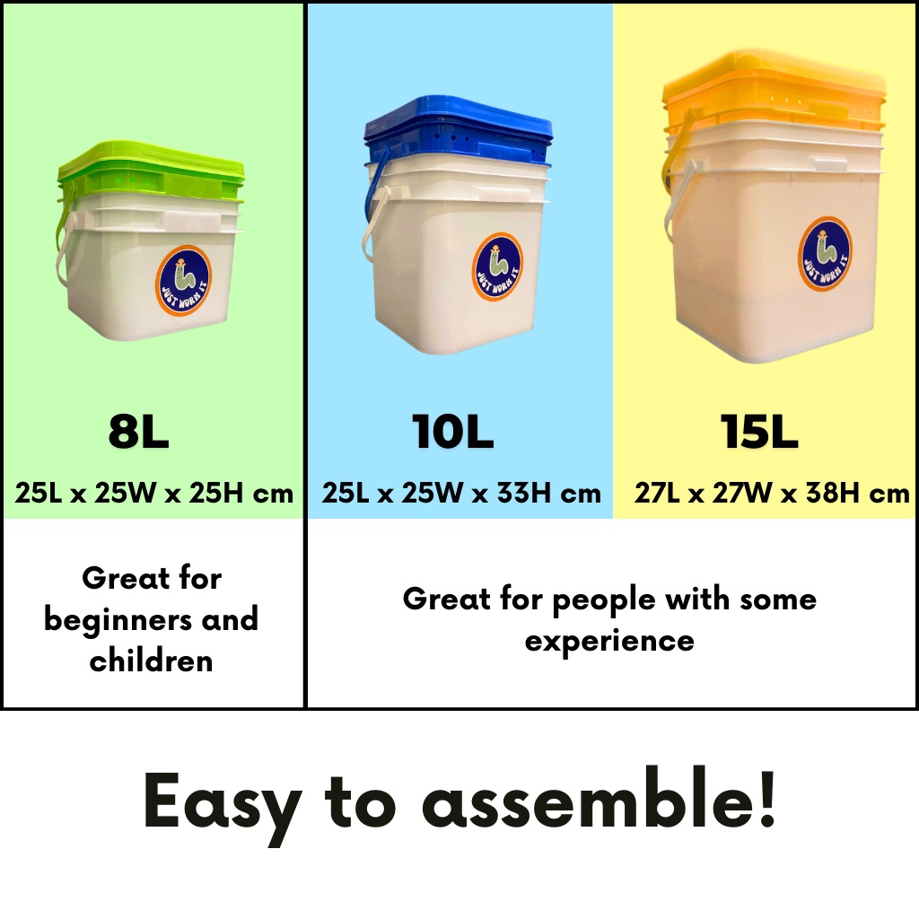 8L Worm Composting Bin worm compost, Furniture