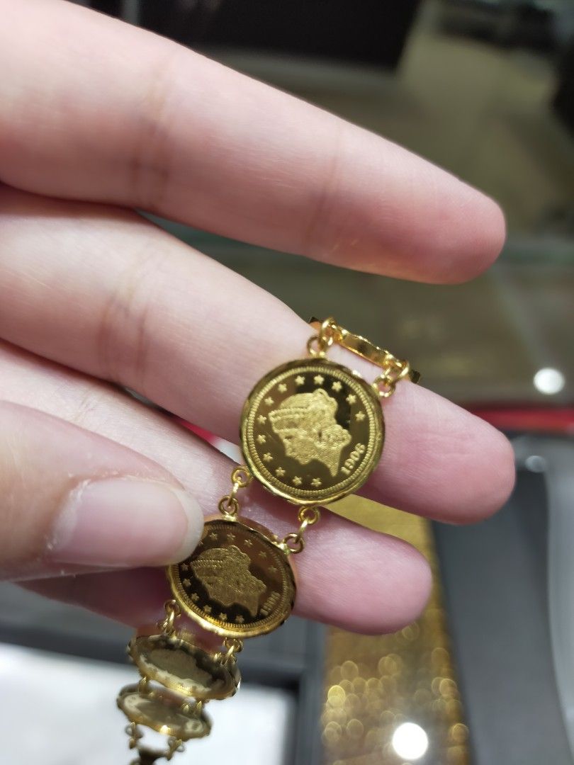Liberty coin new arrivals bracelet