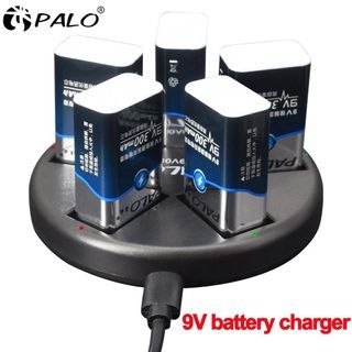 9V chargers rechargeable with charger (brandnew)