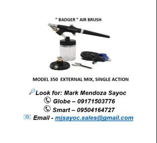 Badger Model 350 External Mix Airbrush