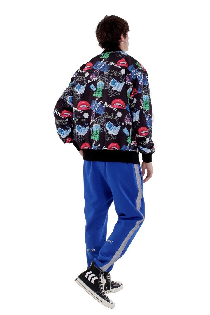 All over print bomber jacket discount