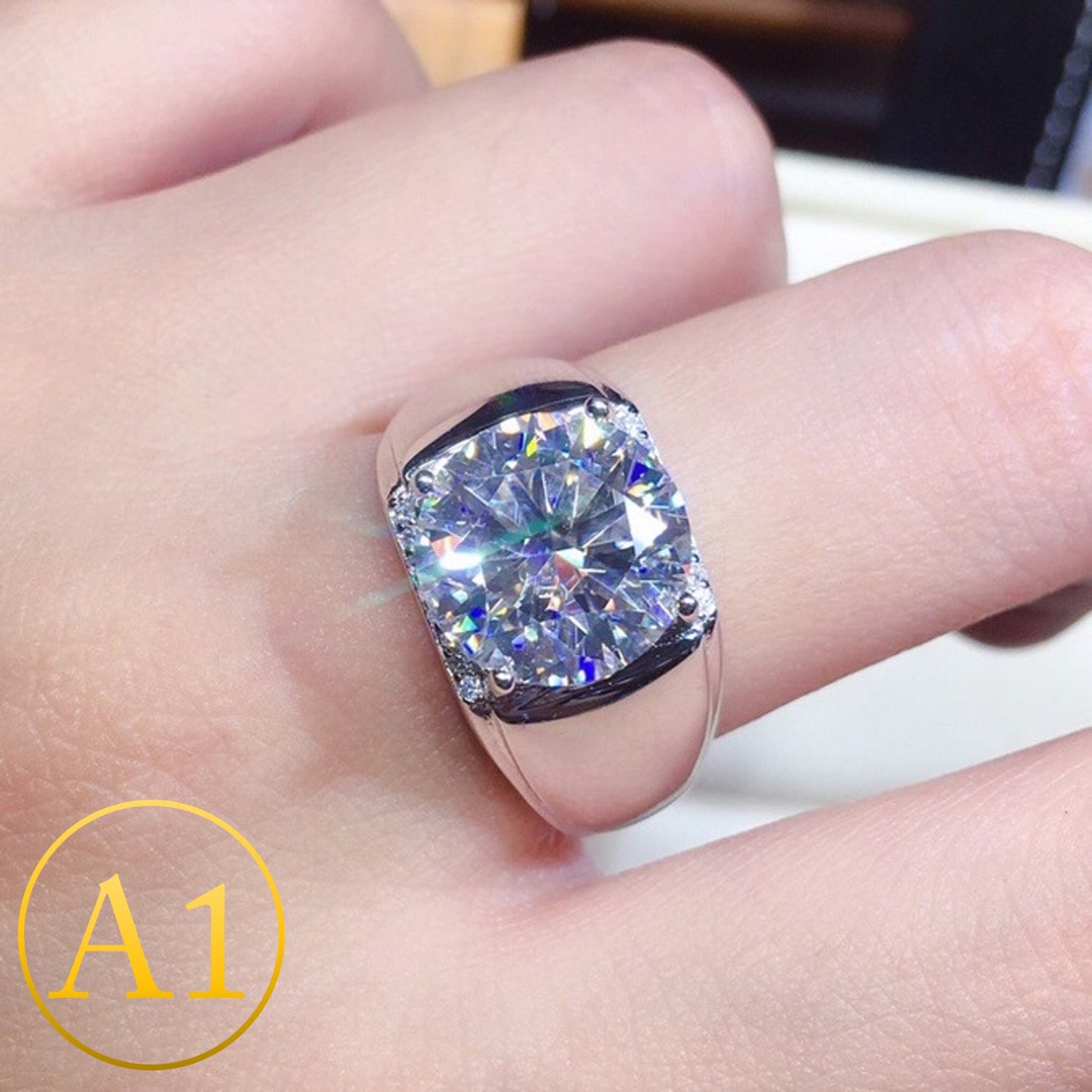 Diamond Moissanite Wedding Rings Engagement Rings For Men