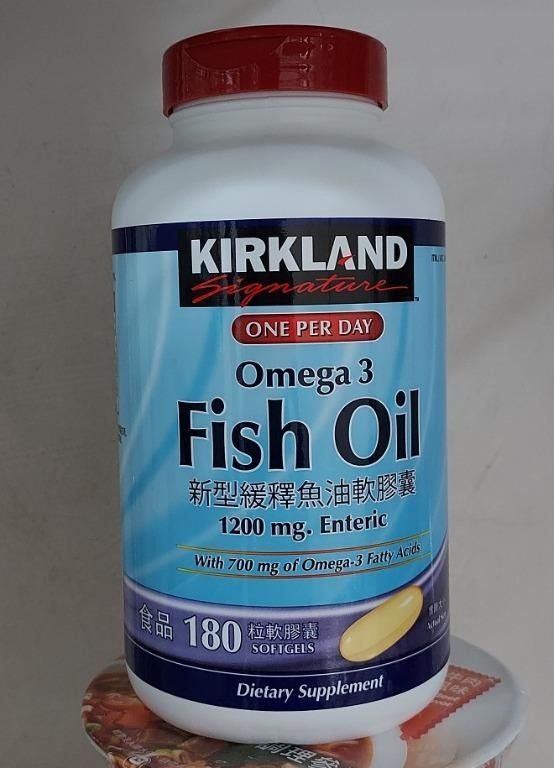 好市多Kirkland Omega-3 魚油丸180 錠魚油加拿大科克蘭EPA DHA 高濃縮
