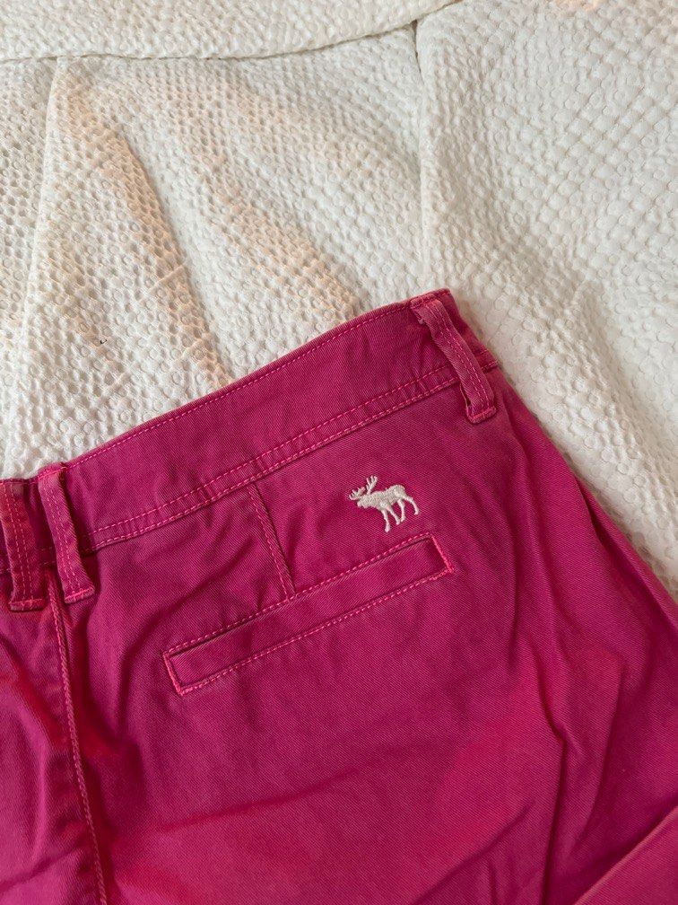 Vintage RARE Abercrombie baby pink shorts