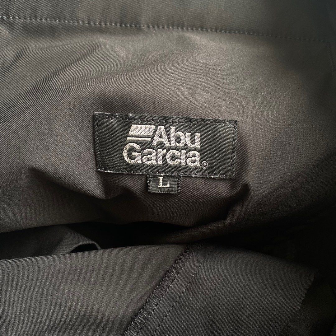 Abu Garcia Fishing Outdoor Black Long Cargo Pants Made In Japan