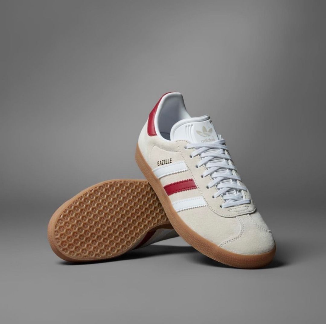 Adidas Gazelle Aluminum Collegiate Burgundy Women s Fashion