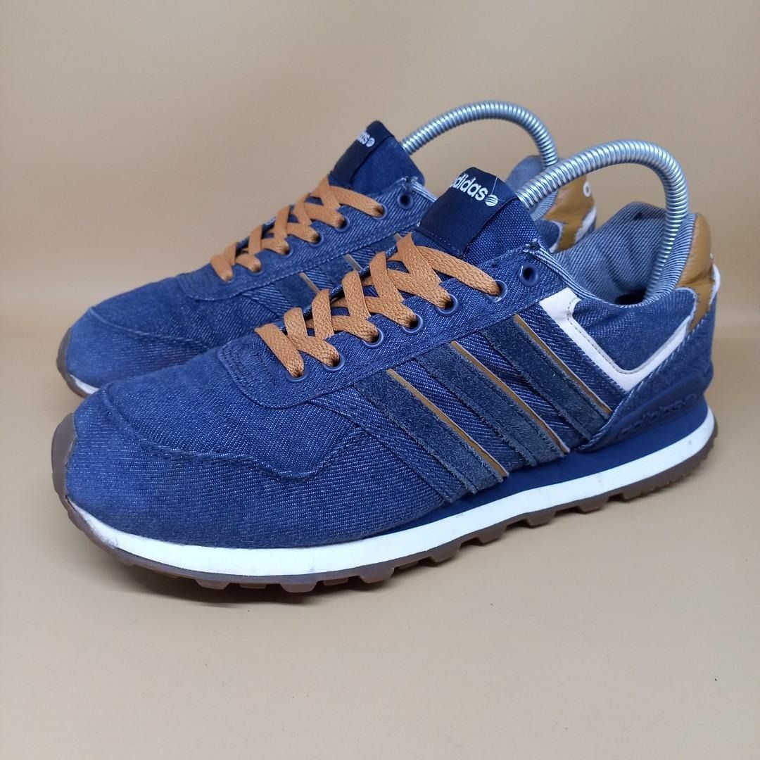 Adidas neo city racer navy brown discount