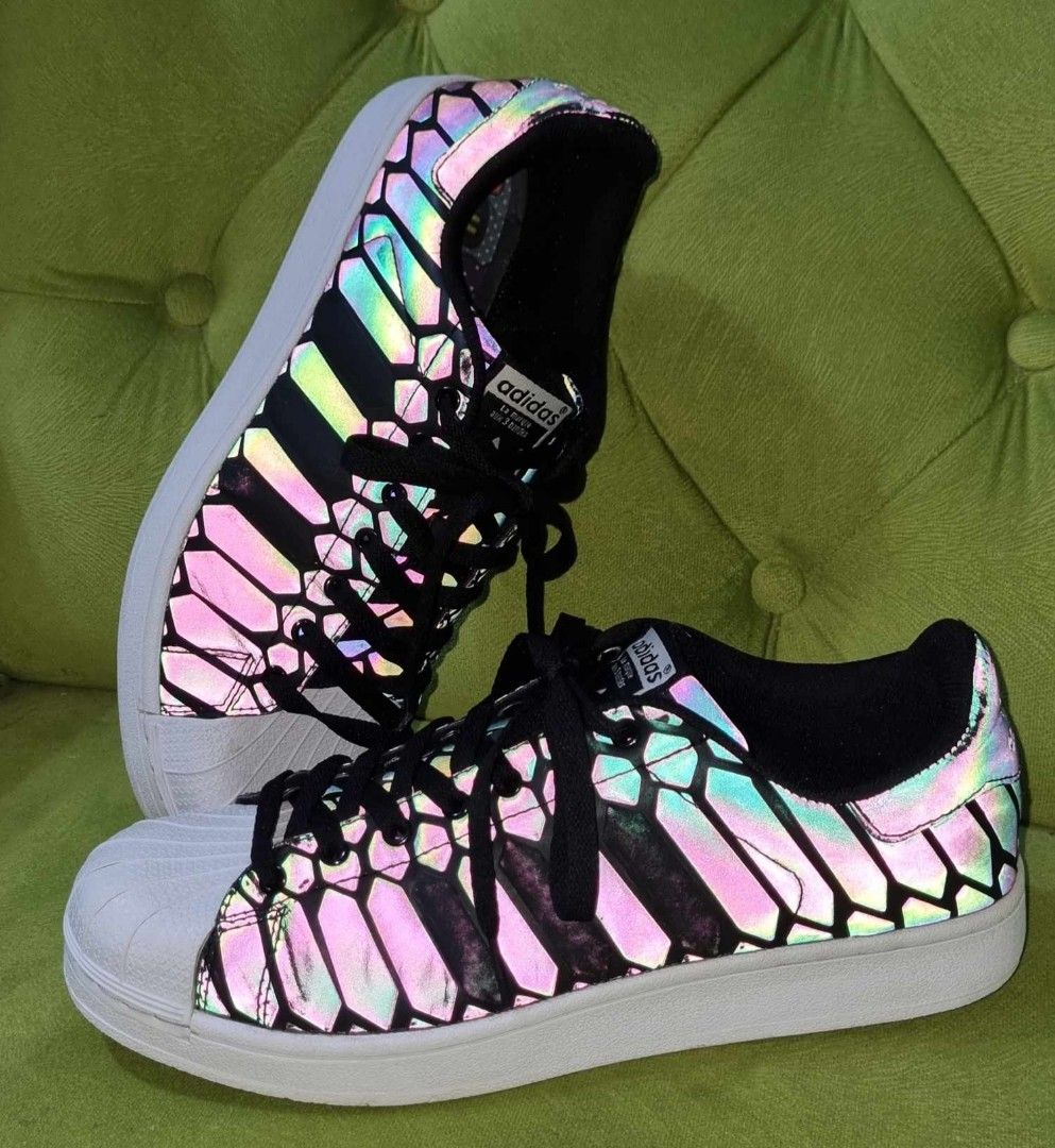 Adidas superstar xeno glow in the dark clearance