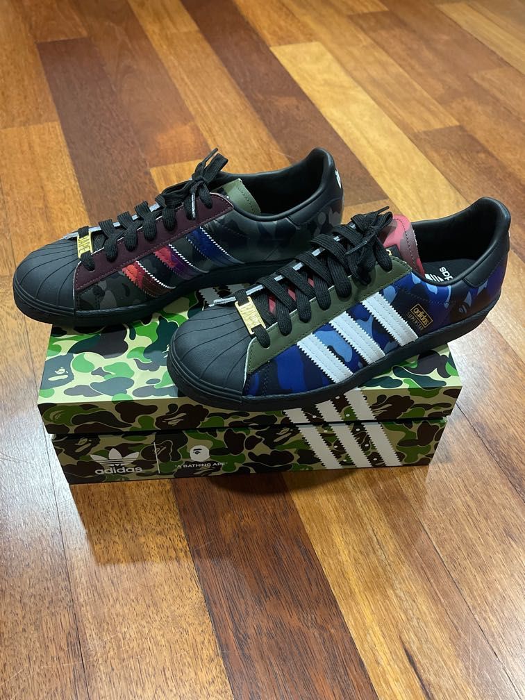 adidas gazelle silver green womens adidas x A Bathing Ape Superstar Vintage