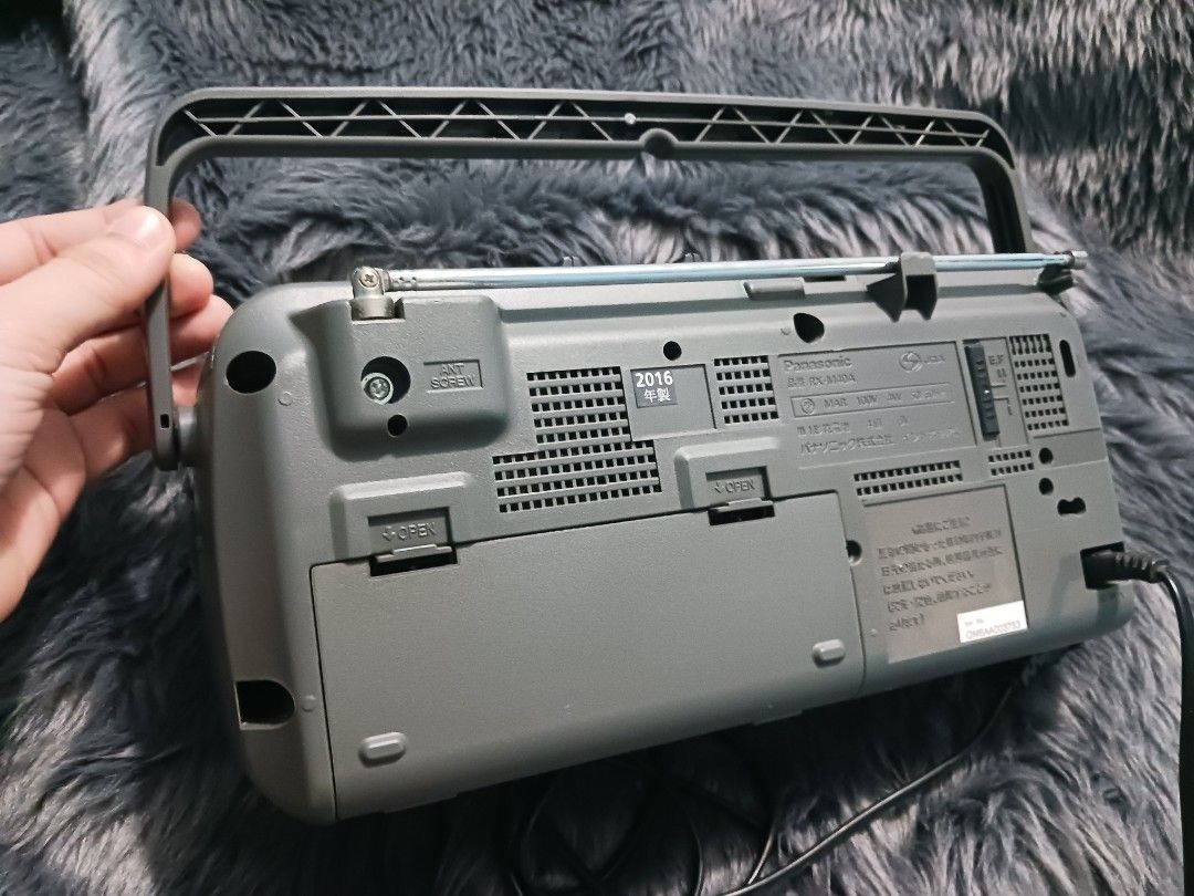 Affordable Panasonic radio cassette recorder RX-M40A, Audio