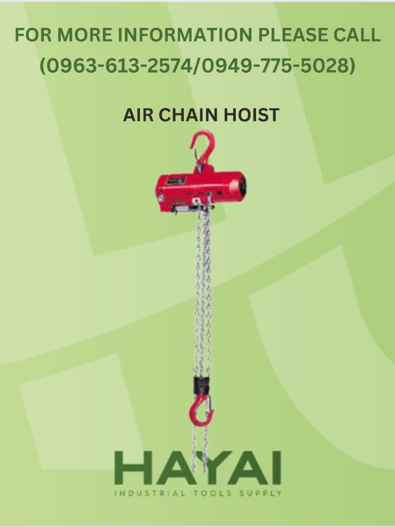 AIR CHAIN HOIST, Commercial & Industrial, Construction Tools
