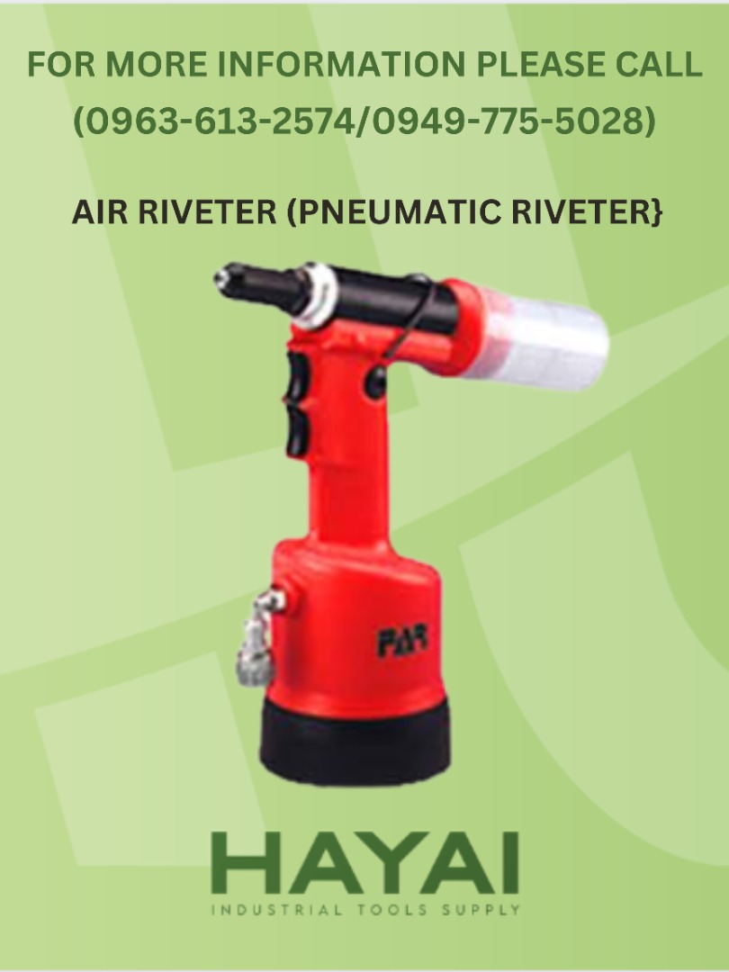 AIR RIVETER (PNEUMATIC RIVETER), Commercial & Industrial, Construction