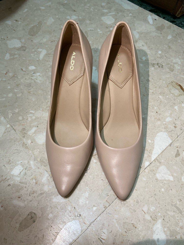 ALDO nude heels Women s Fashion Footwear Heels on Carousell