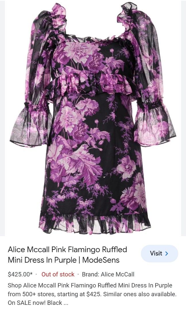 alice mccall flamingo mini dress Alice Mccall Flamingo Dress, Women's Fashion, Dresses & Sets, Dresses on  Carousell