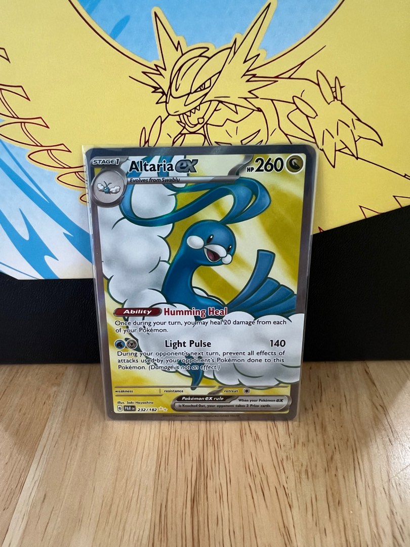 Altaria EX FA 232 /182 Pokemon TCG Scarlet & Violet Paradox Rift