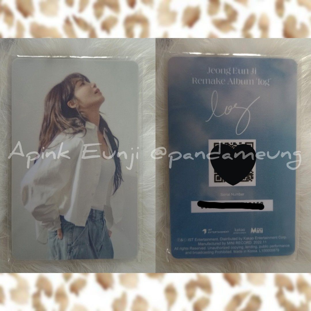 Apink Jeong Eunji Log Albumplatform Pc Hobbies And Toys Memorabilia And Collectibles K Wave On 9495