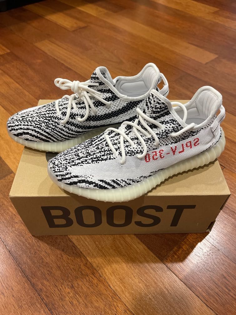 Adidas Yeezy Boost 350 V2 Zebra, Men's Fashion, Footwear, Sneakers on  Carousell