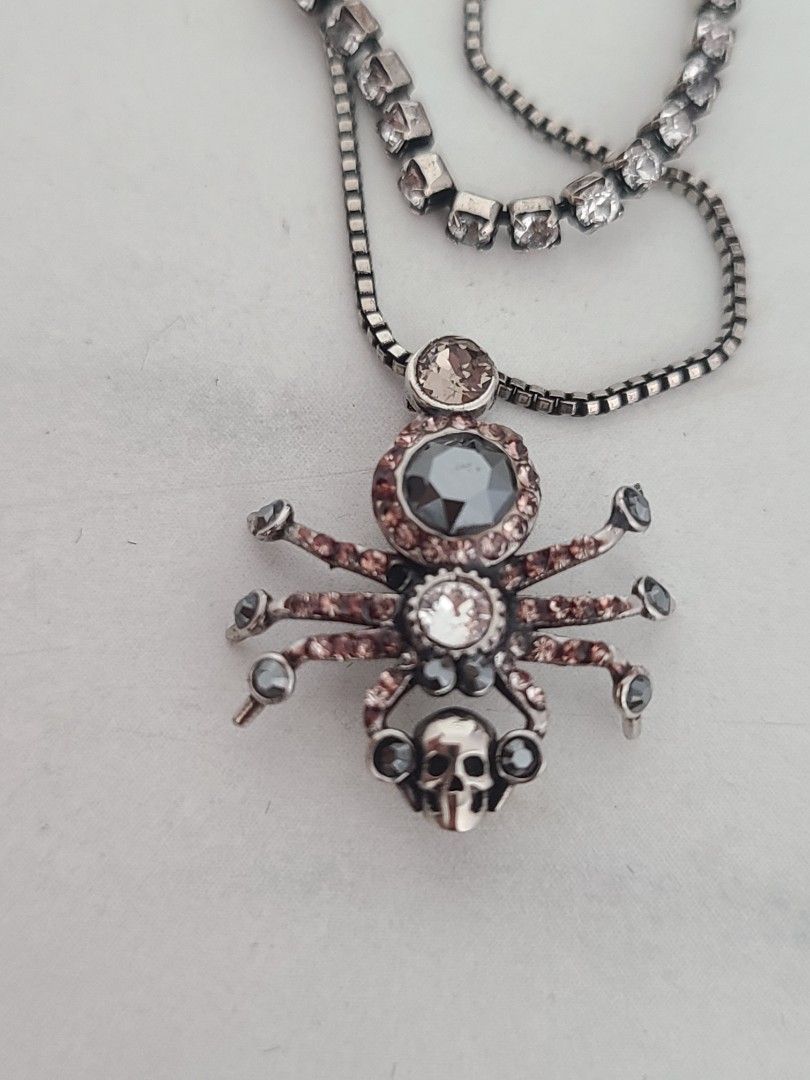 Alexander mcqueen best sale spider necklace