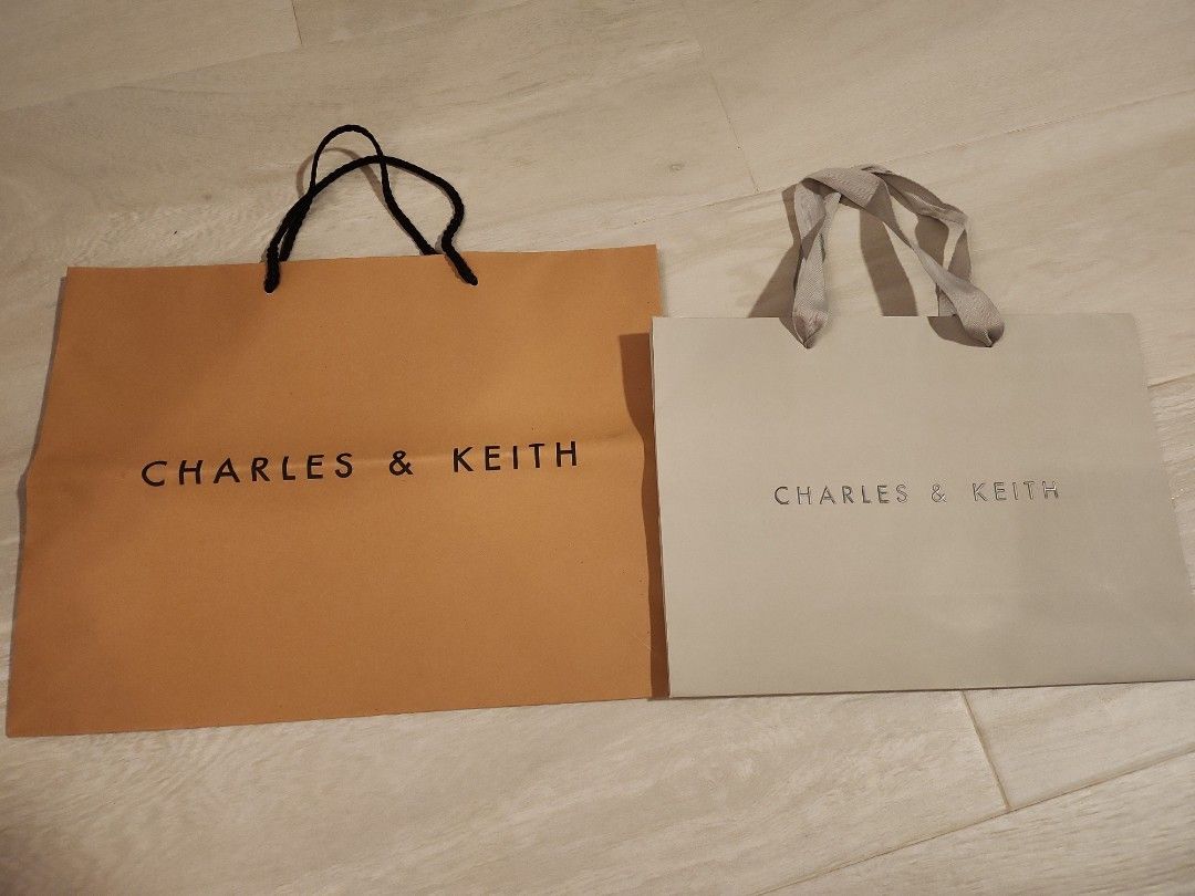 Paper bag charles and keith original top