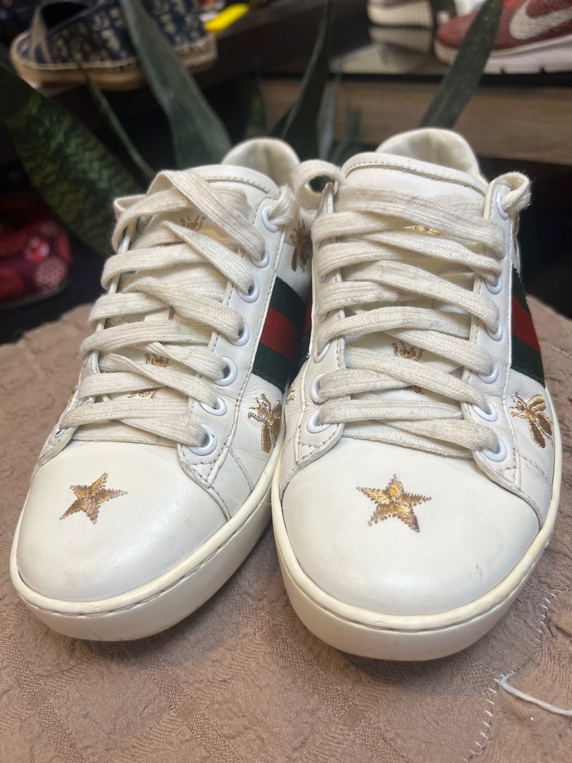 authentic gucci sneakers star, Women's Fashion, Footwear, Sneakers on ...