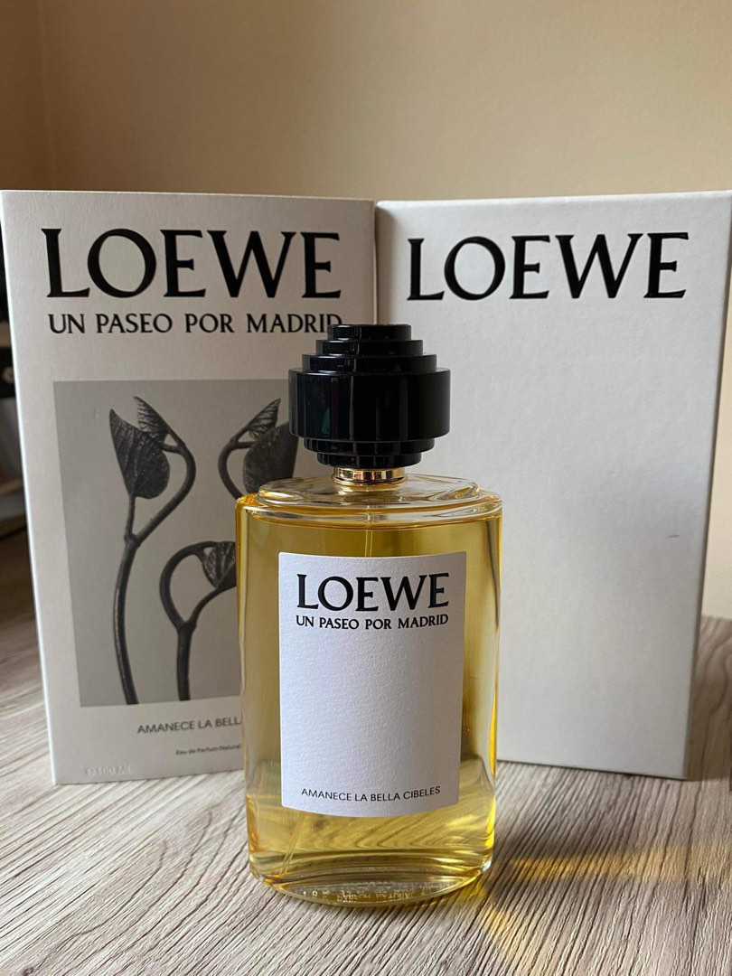 Authentic Loewe Perfume - Un Paseo por Madrid - Amanece la Bella Cibeles,  Beauty & Personal Care, Fragrance & Deodorants on Carousell