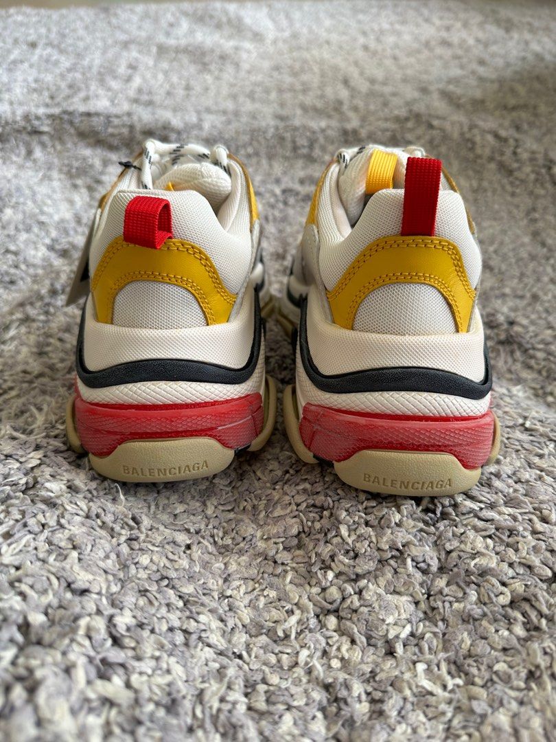 Triple s cream yellow red top