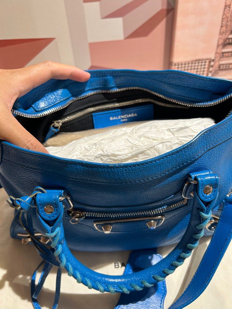 Balenciaga classic city nickel small tote bag sales