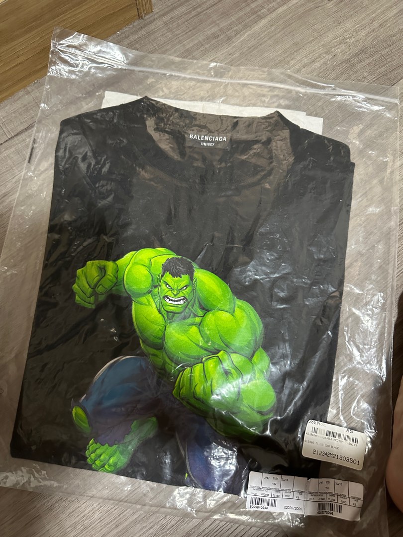 balenciaga hulk t shirt