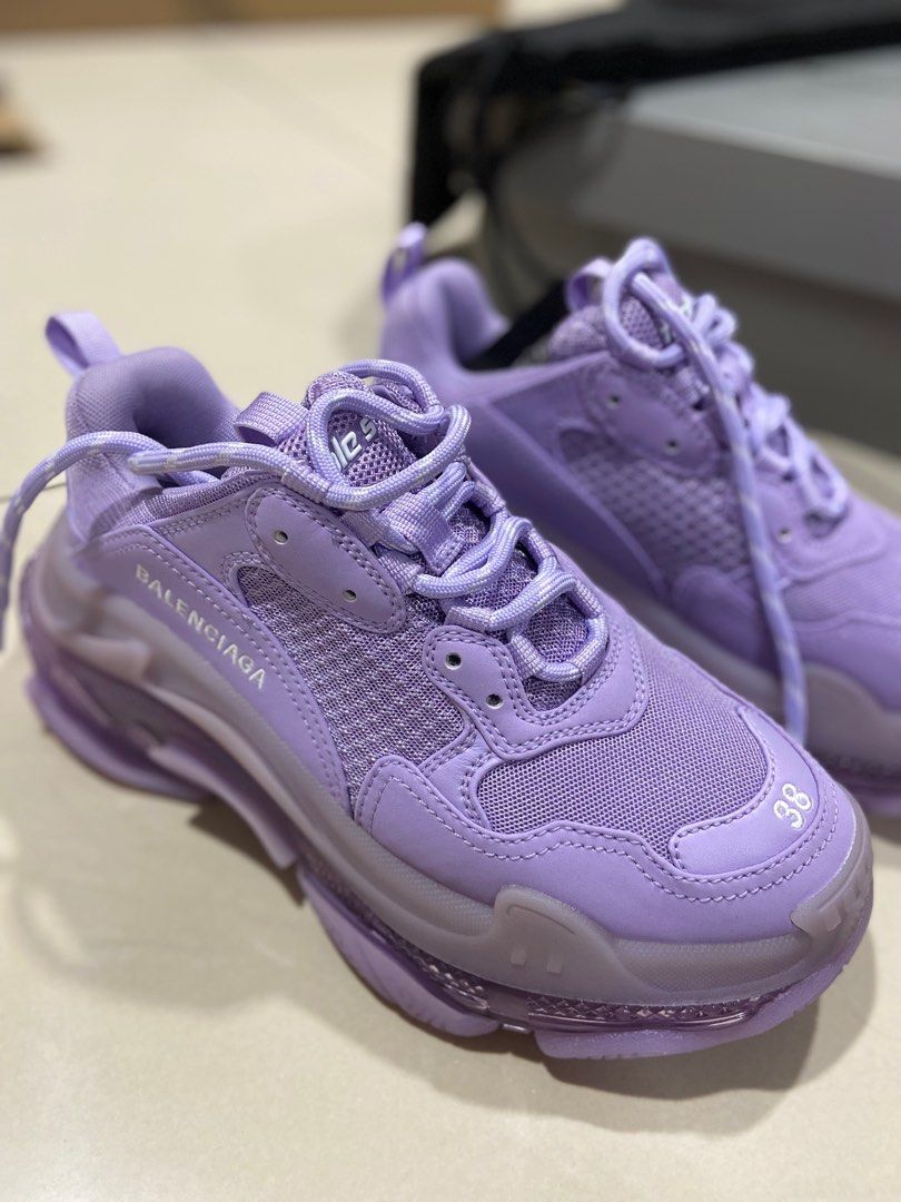 Balenciaga Triple S Sneaker 'Clear Sole ‑ Light Lilac' (WMNS