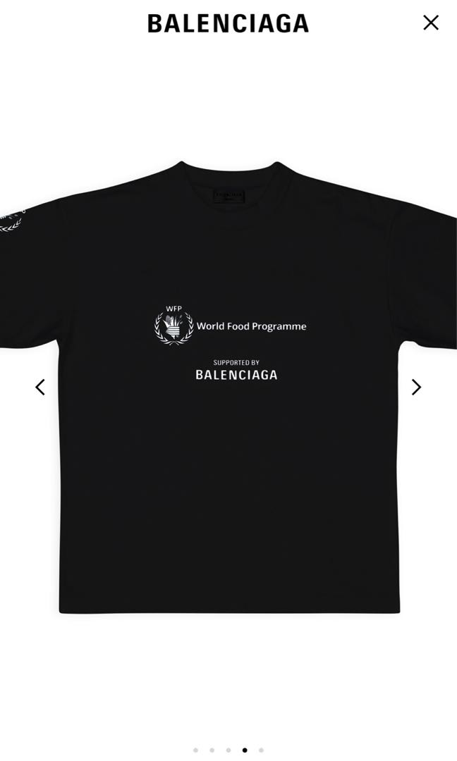 トップス BALENCIAGA WFP tshirt Balenciaga WFP tshirt in black, Men's Fashion, Tops & Sets