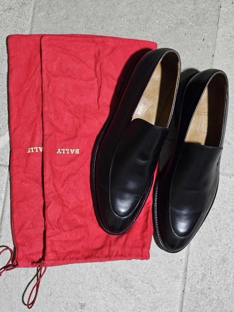 All black bally shoes discount