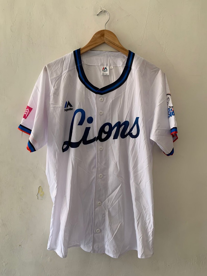 baseball jersey lions, Olah Raga, Baju Olahraga di Carousell