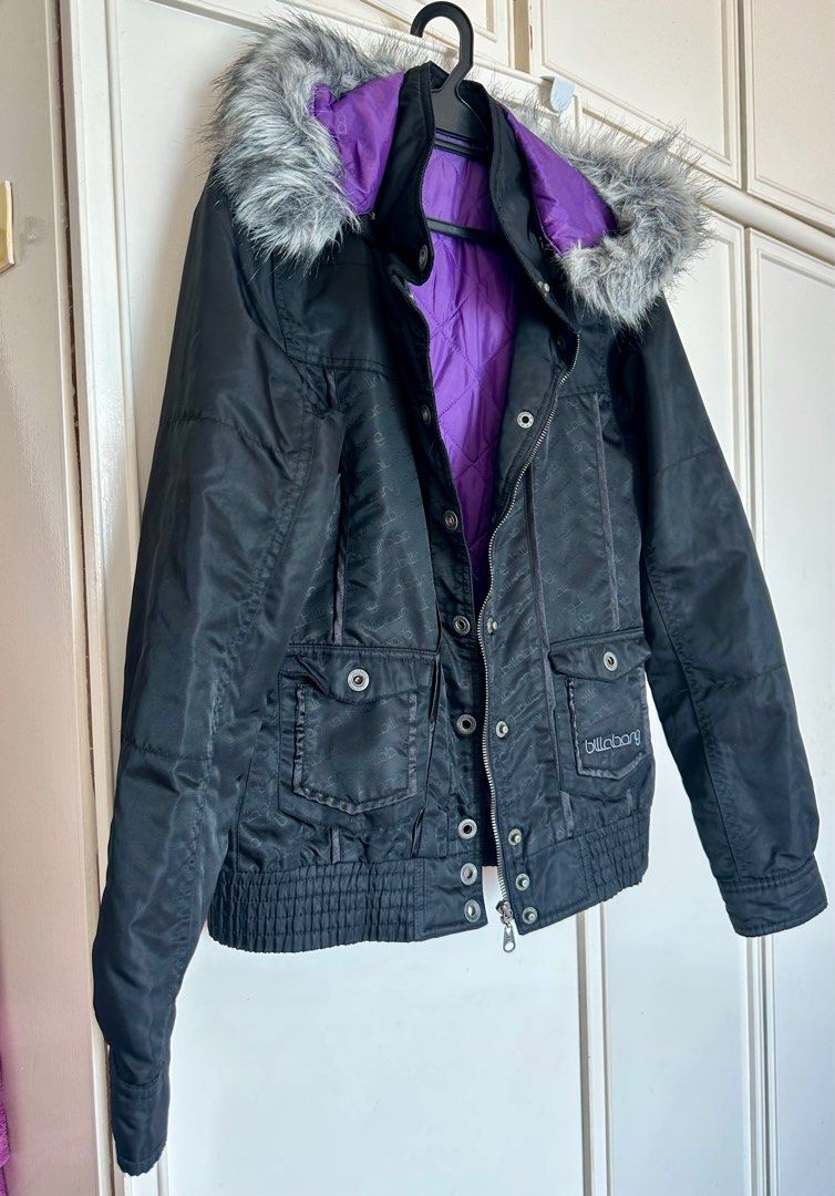 Billabong sales leather jacket