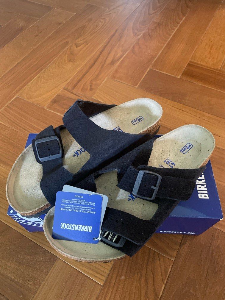 Birkenstock arizona store navy suede