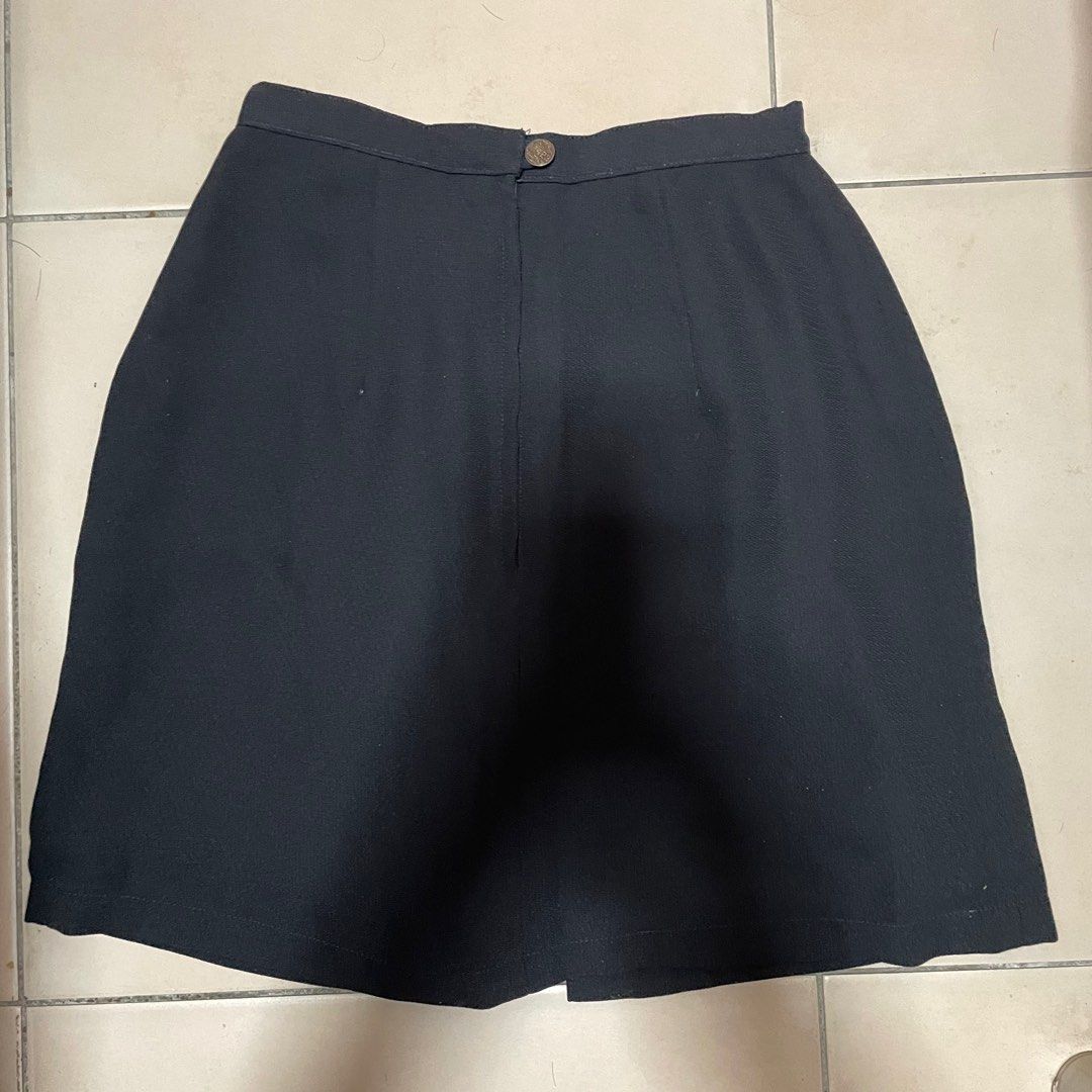 Short down clearance skirt grey pattern