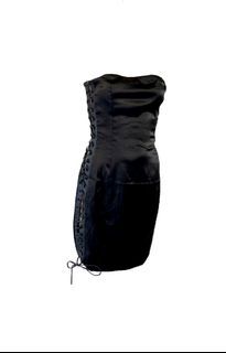 Black Satin Dress