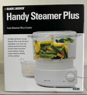 Black & Decker Handy Steamer Plus HS90 Rice Cooker Food Vegetable Steamer.  Works