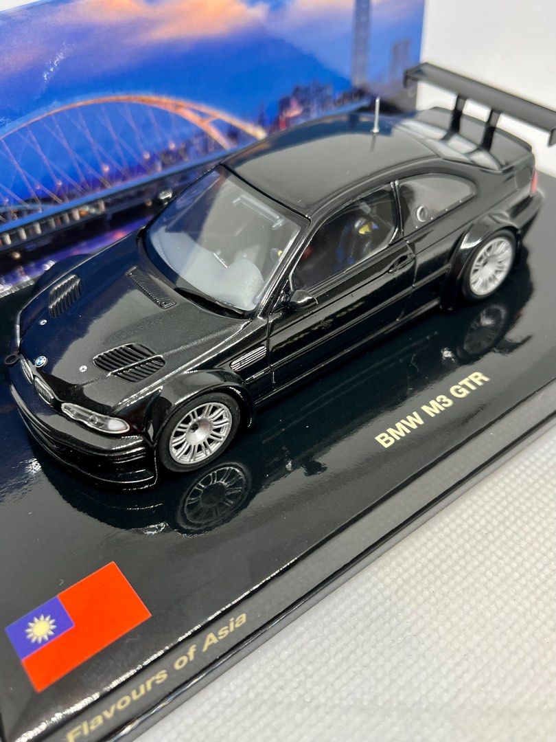 BMW M3 GTR “Flavours of Asia - Taiwan” 限量1/43金屬模型車, 書籍、休閒與玩具, 玩具、公仔、桌遊在旋轉拍賣