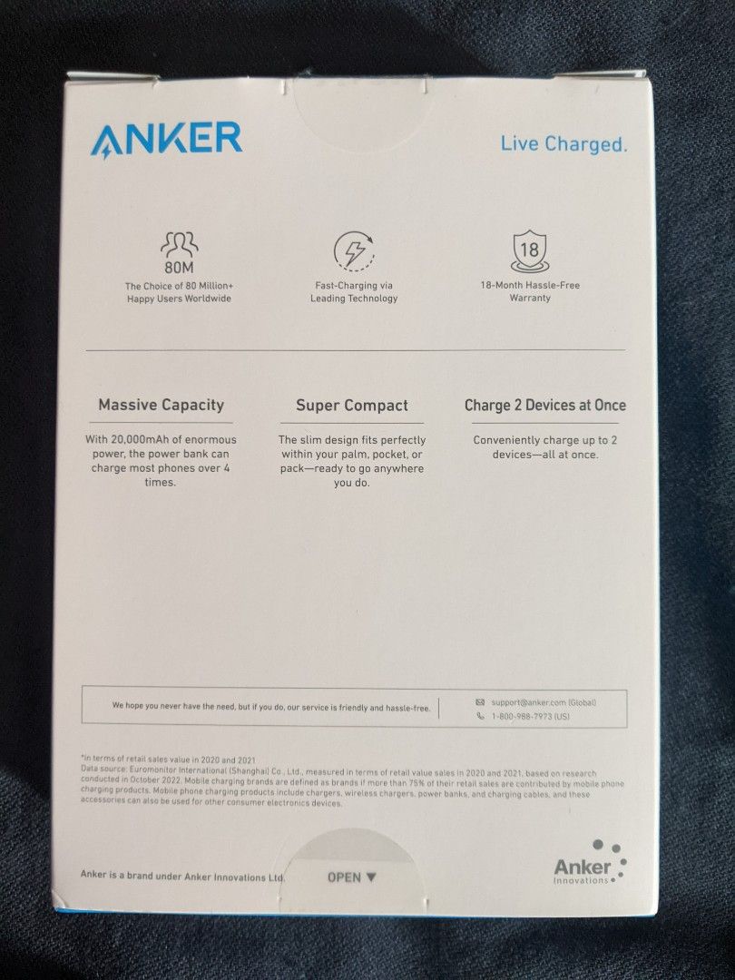 Anker 325 Power Bank (PowerCore 20K)