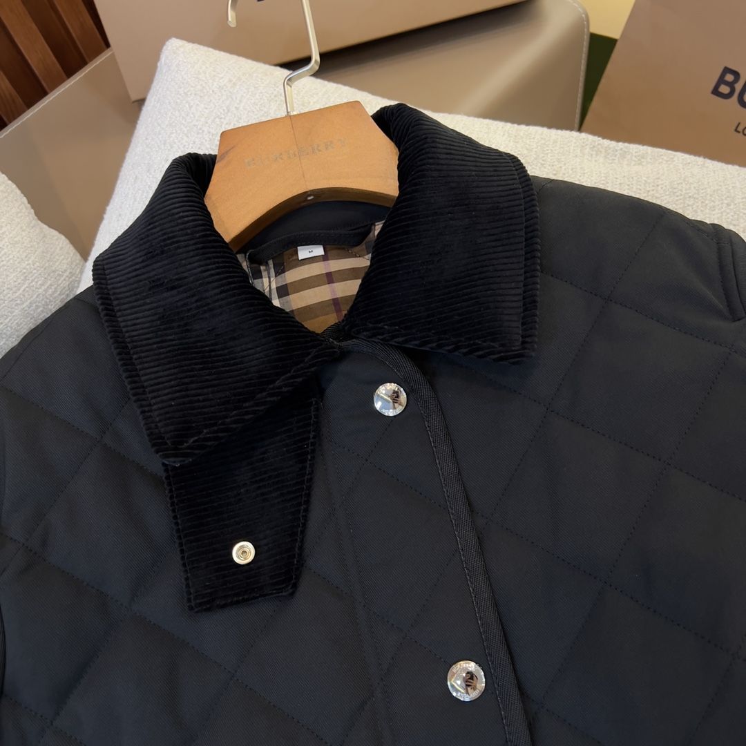 Franwell diamond deals quilted jacket burberry
