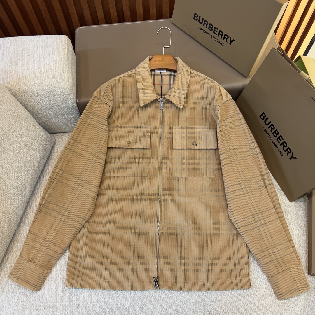 Burberry flannel outlet shirt jacket