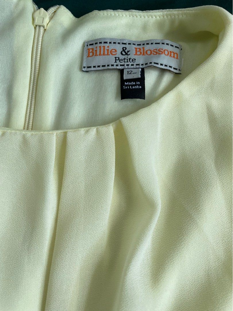 BN Billie and Blossom yellow dress Women s Fashion Dresses