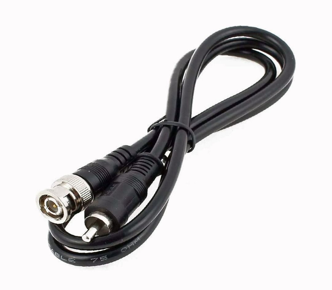 BNC Male to RAC Male AV Cable composite cable cord connector male to ...