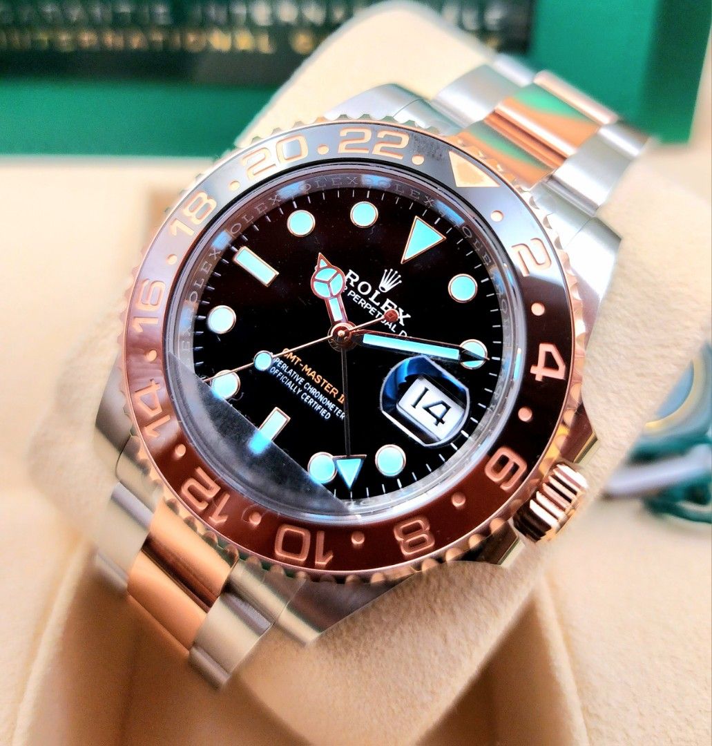 Rose gold hotsell pepsi rolex