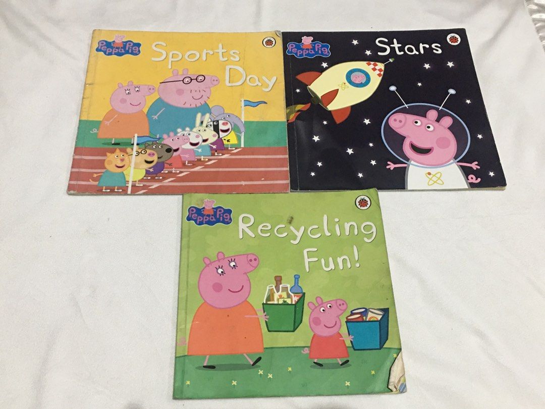 [Bundle] Peppa Pig Books (Category: Children's Books) located in Cavite. Submitted by hellomiming (Listing ID 1265532593, Image 2). Description: Preloved Bundle - Peppa Pig Books ▪️Short description about the item is in photos. FAQs: ✅LAST PRICE POSTED. FIRM ON PRICE POSTED! Please do not offer or ask for lower prices anymore. Mode of Payment: GCash/Maya PAYMENT FIRST. NO COD. Mode of Delivery: Regular J&T Express or Lalamove only *Buyer will sho
