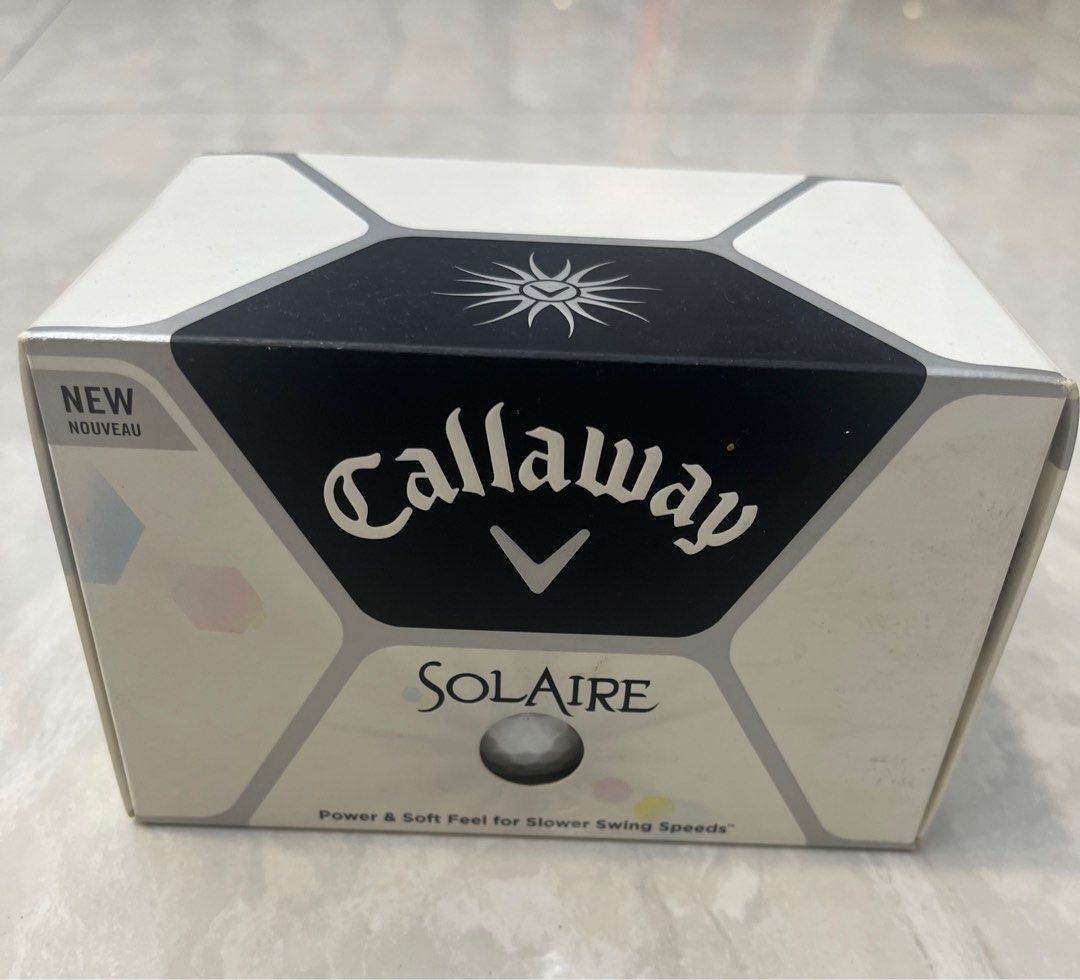 Callaway Solaire Golf Balls 12, Sports Equipment, Sports & Games, Golf