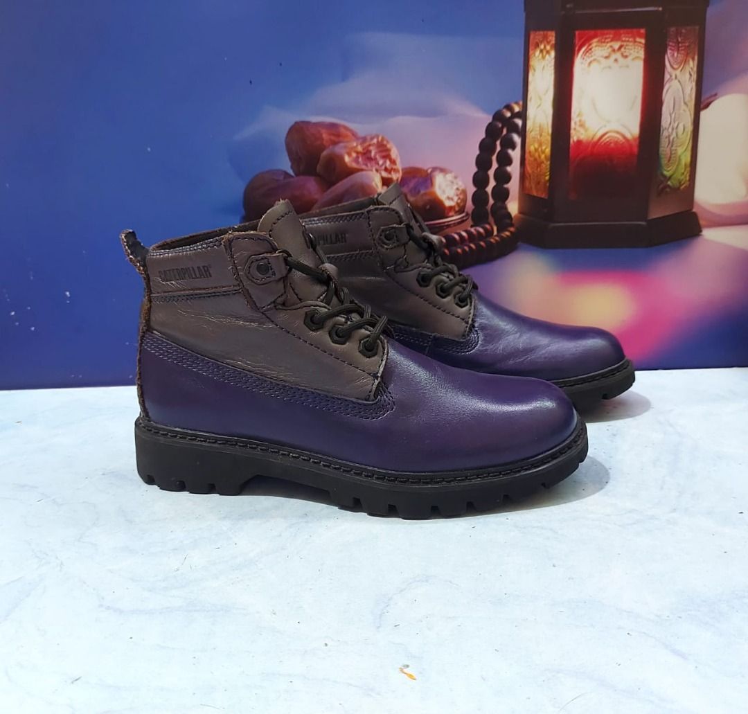 Sepatu Boots Caterpillar Boots Women's Sepatu Pink Cat Boots Coquette  Casual Ankle Boots Wanita Pink