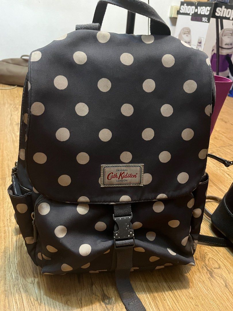Cath kidston button spot buckle backpack deals