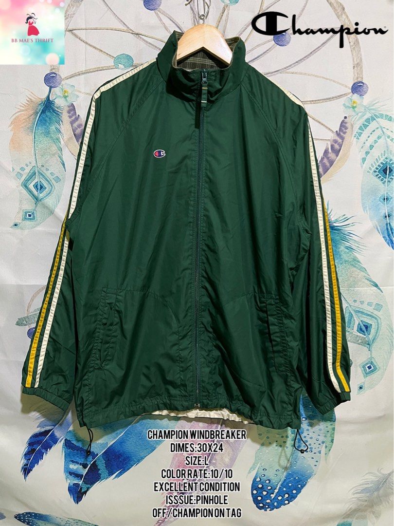 Vintage champion pullover store windbreaker